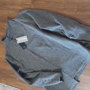 Shana sweater, gray, super soft and comfortable, size medium, lightweight,